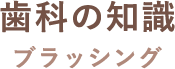 歯科の知識 ブラッシング
