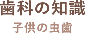 歯科の知識 子供の虫歯